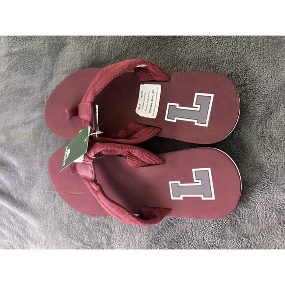 Lacoste Men's Randle SPM Canvas Flip Flop Red Size 11  New - Picture 5 of 16